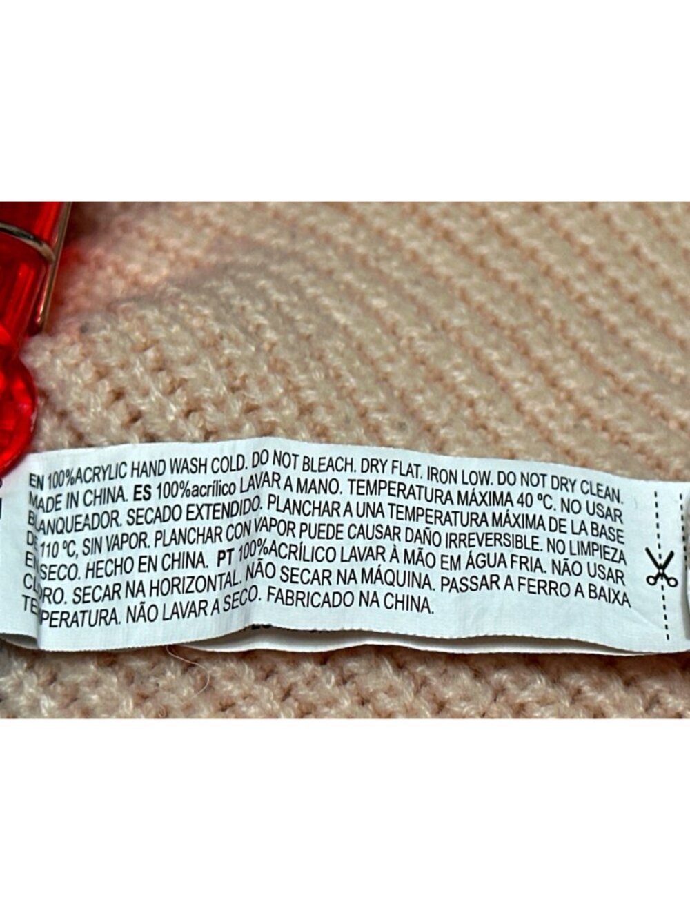 Forever 21 Size Small Light Pink Hoodie Waffle Knit Texture Cozy Lounge Day Vibe - Picture 7 of 12